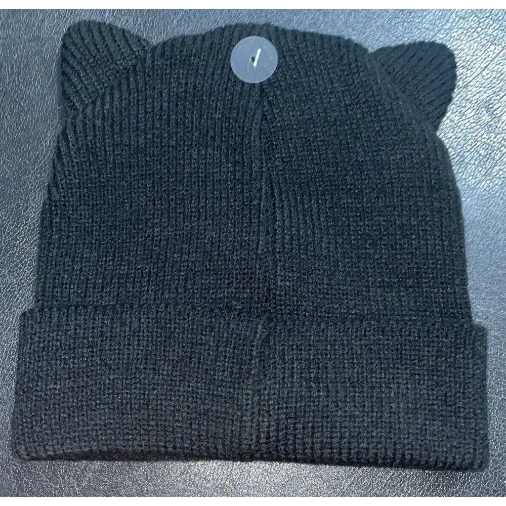 NEW✨Kids Cat Ears Embroidered Whiskers Warm‎ Winter Hat Cap